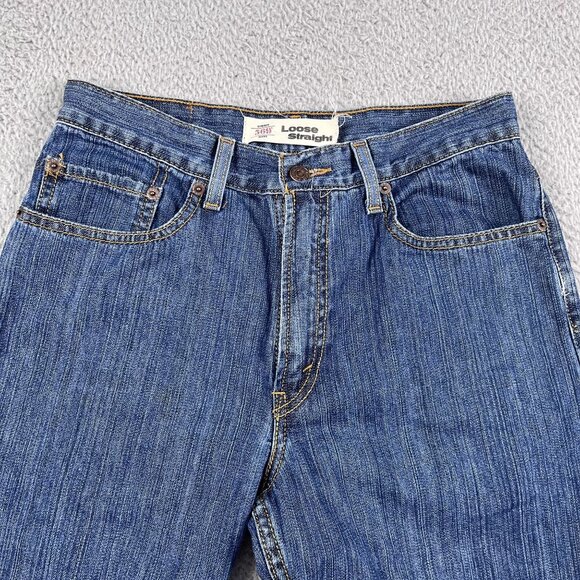 Y2K Levi's Womens 569 Loose Straight Blue Jeans Sz 18 - Picture 7 of 7